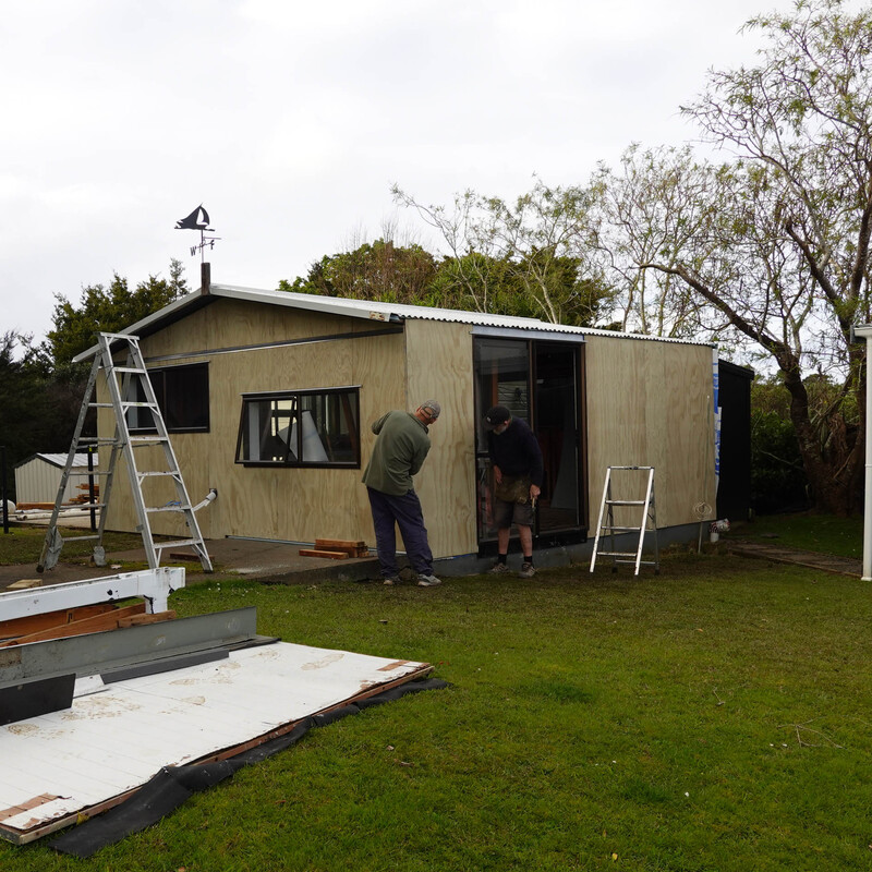 Reclad - well on the way now