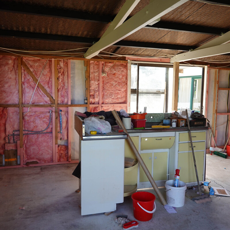 Poor little kitchen is pulled apart to be put back together again soon