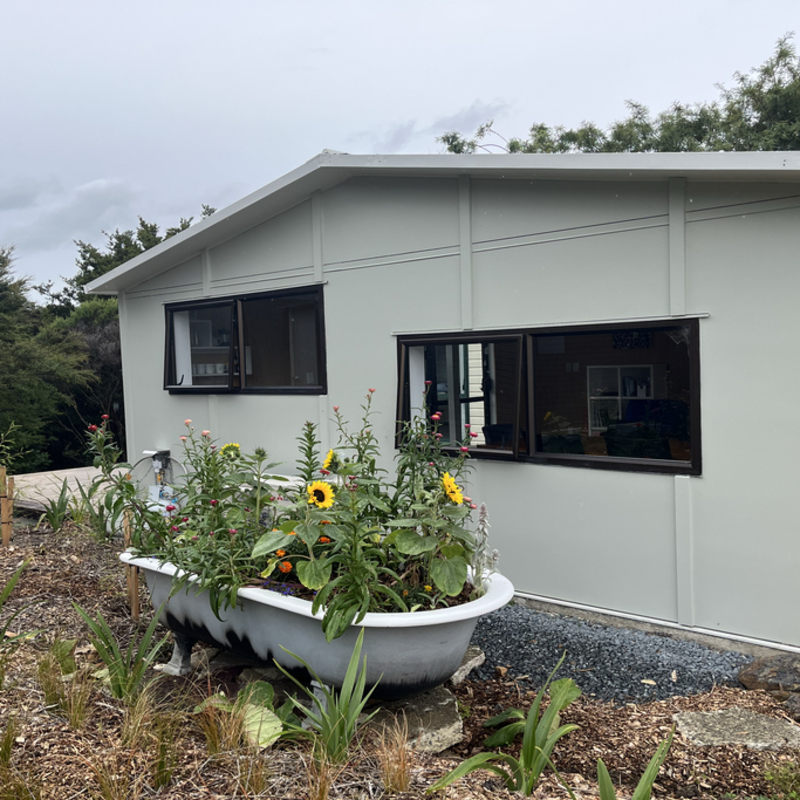 Bath garden and Living Shed