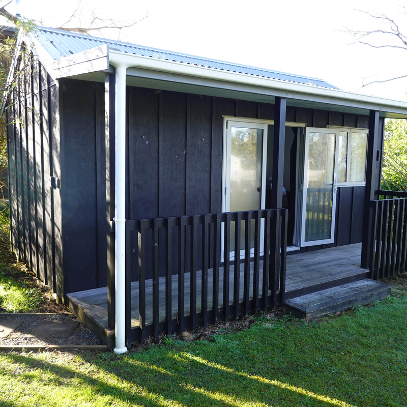 The newest of the buildings, the cottage has a small verandah facing west